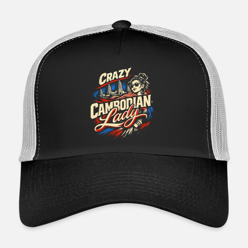 Cambodia Cambodians Trucker Cap