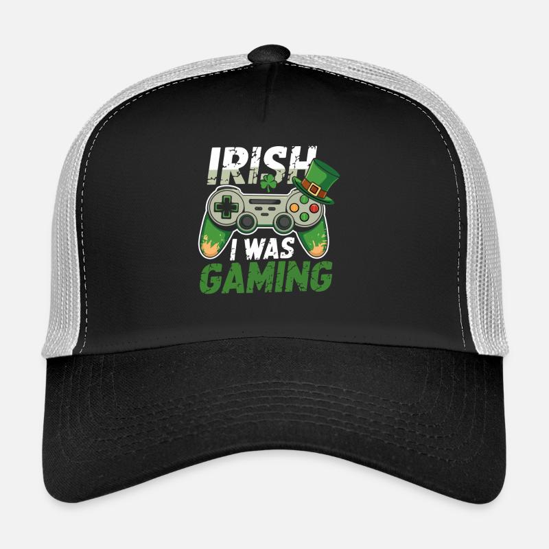 Irish Gaming I Was Gaming Trucker Cap