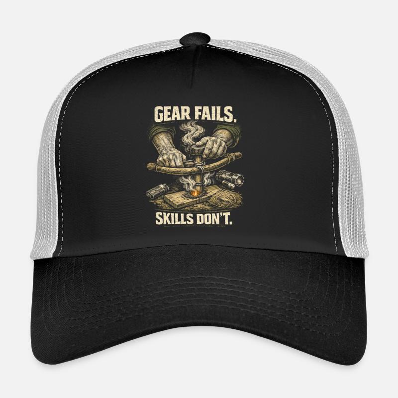 Équipement de survivaliste Préparateur Échecs Les compétences ne Pas Casquette trucker 