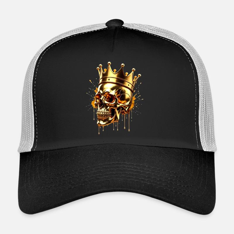 CRÂNE IMPÉRIAL DORÉ Casquette trucker 