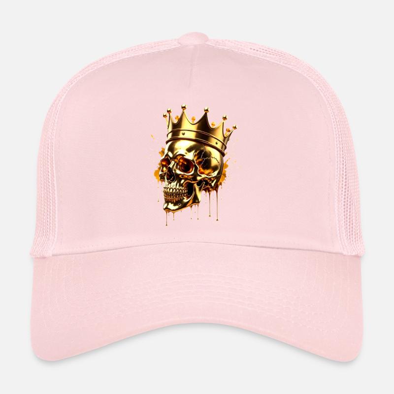 CRÂNE IMPÉRIAL DORÉ Casquette trucker 