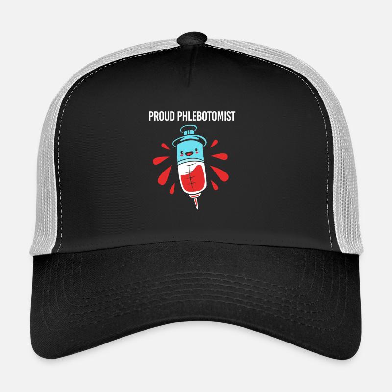 Infirmière-aidante, Phlébotomiste de prélèvement sanguin Casquette trucker 