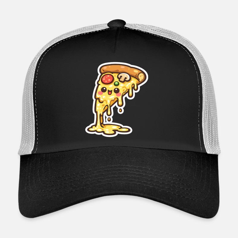 Pizza au fromage kawaï Casquette trucker 