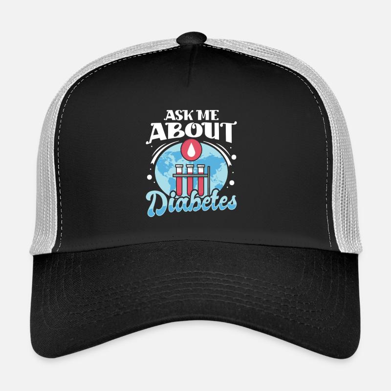 Diabète de type 1 Casquette trucker 