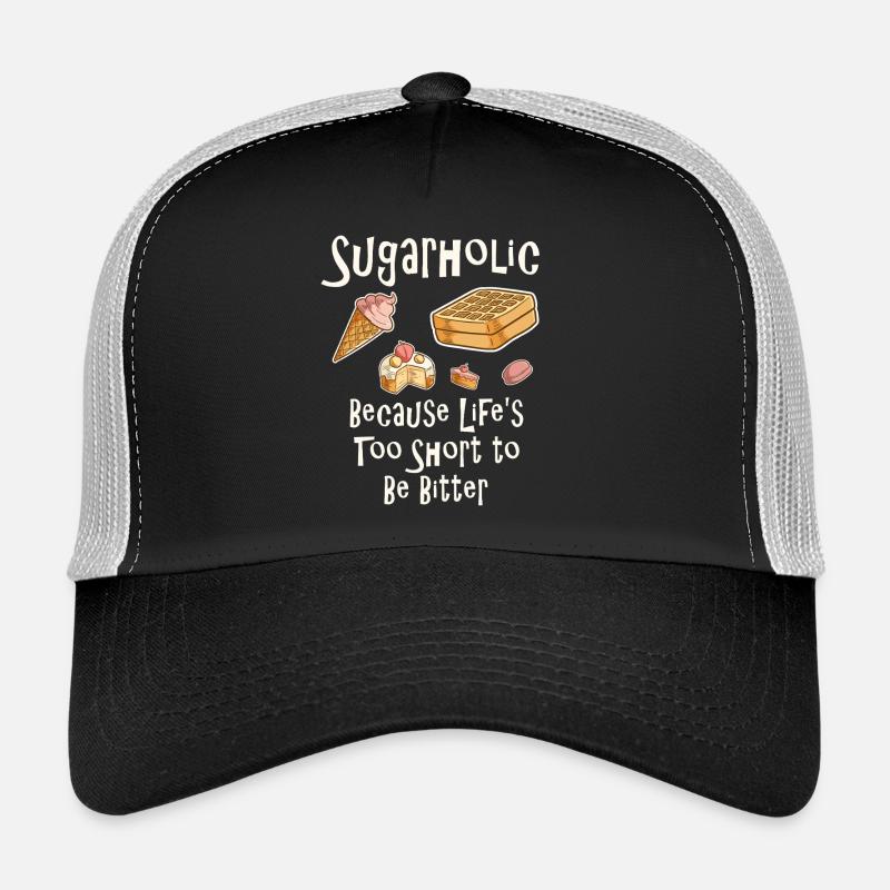 Sugarholic Dessert-Zitat-Tee Trucker Cap
