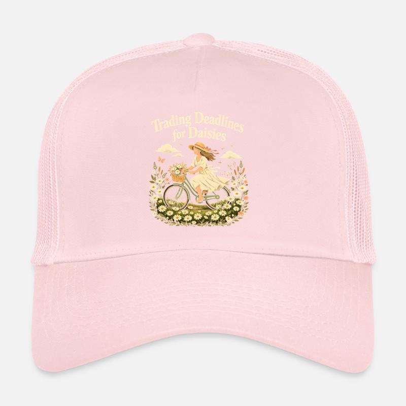 Deadlines gegen Gänseblümchen | Cottagecore Trucker Cap