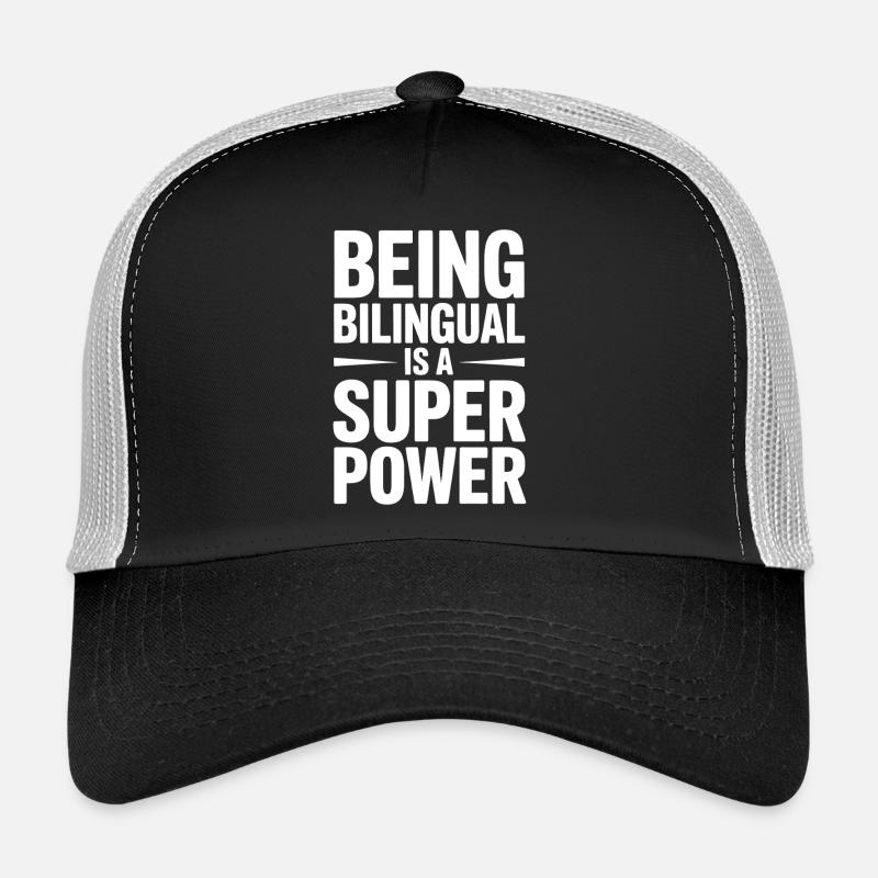 Foreign Language Sayings Funny Foreign Language Gift Trucker Cap