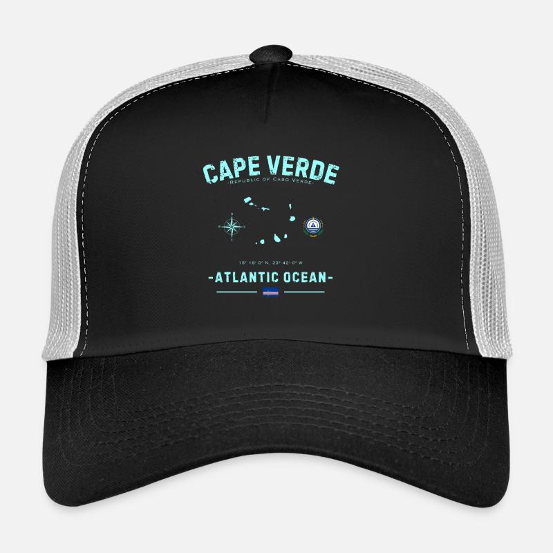 Cape Verde Atlantic Ocean - Trucker Cap - black/stone grey