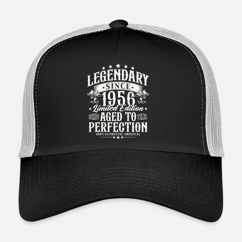Legendary Since 1956 Vintage Birthday Gift Trucker Cap