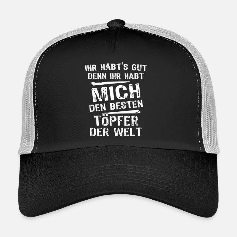 potier Casquette trucker 