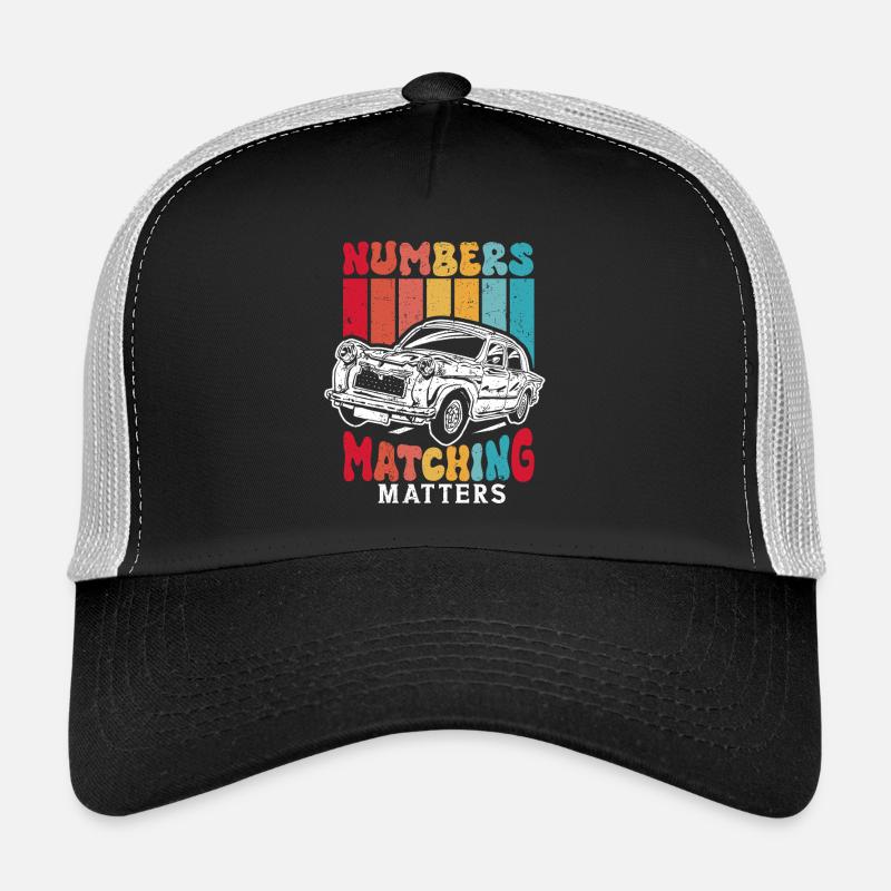 Les numéros de restauration automobile correspondent sont importants Casquette trucker 