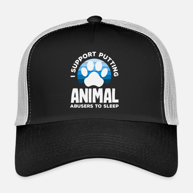 I support the euthanasia of animal abusers Trucker Cap