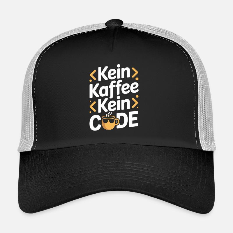 No Coffee No Code Programmeur Informaticien Casquette trucker 