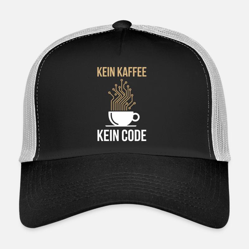 Kein Kaffee Kein Code Programmierer Informatiker Trucker Cap