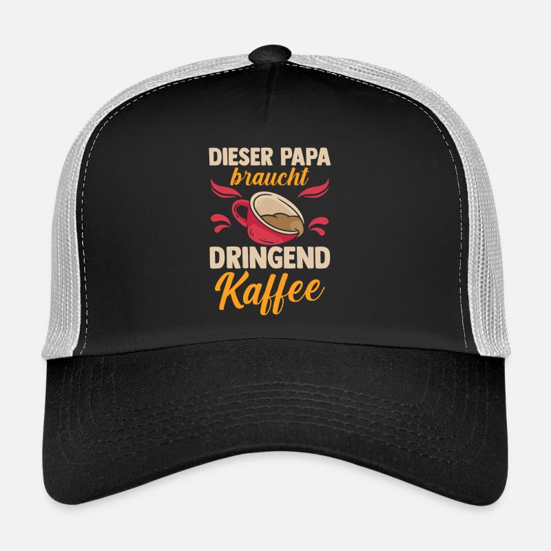 Coffee Father Father's Day Dad Trucker Cap