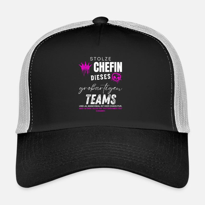 Stolze Chefin großartiges Team Chefin Geschenke Trucker Cap
