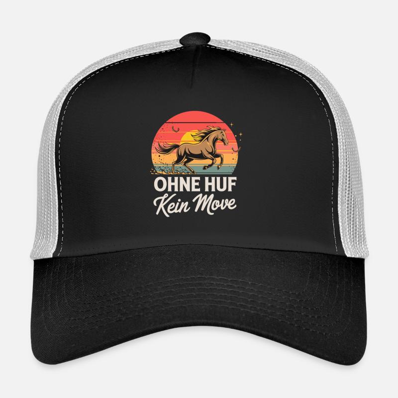 Pas de sabot Pas de mouvement Drôle Dire pour Casquette trucker 