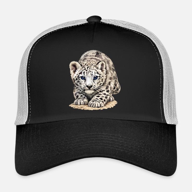 Sia Léopard des neiges Casquette trucker 