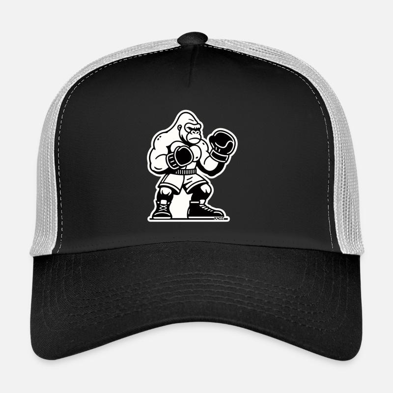 Gorilla Boxer Bold Outline Trucker Cap