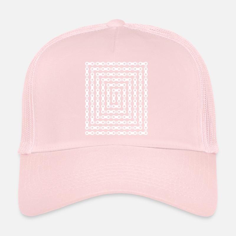 Bike Chain Maze Pattern Trucker Cap