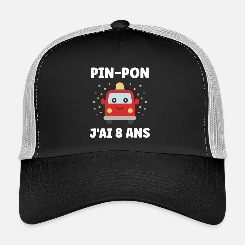 Pin-Pon Child Car: 8 years old Trucker Cap