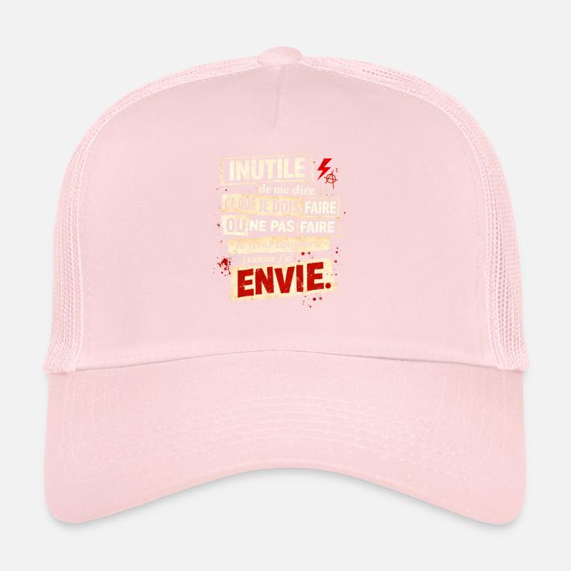 Envie Rebelle – Affiche Typographique Casquette trucker 