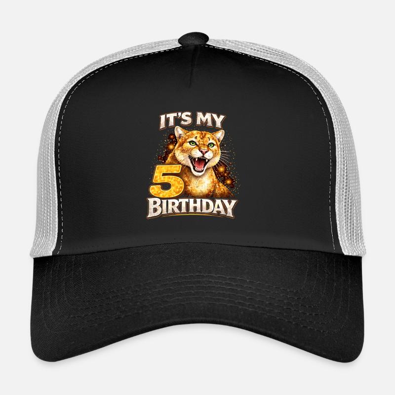 C’est mon 5e anniversaire Wildkatze Wildkatze Geburtstag Casquette trucker 