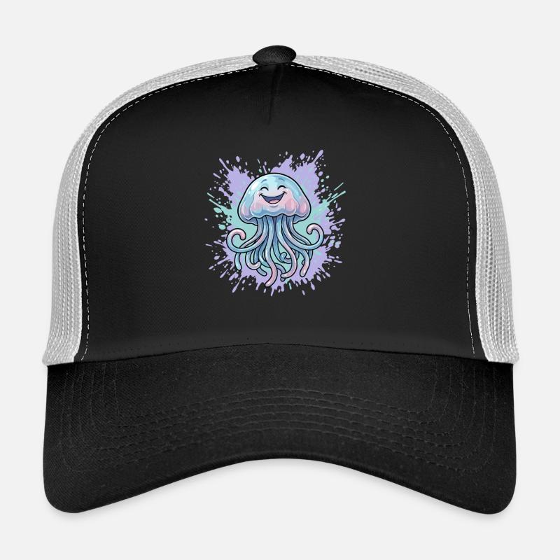 Spritzer méduse pastel Casquette trucker 