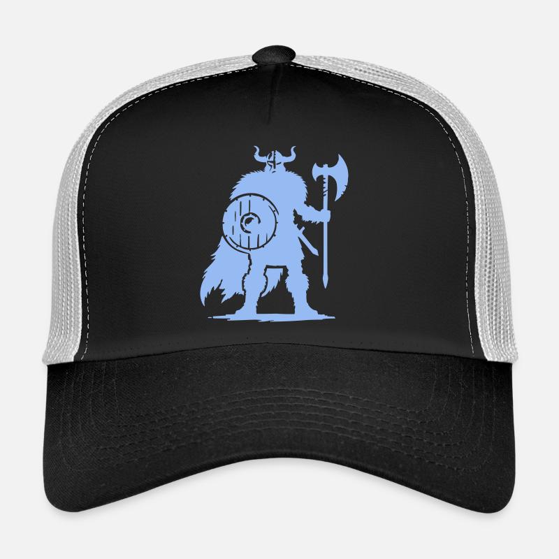 Viking warrior with axe and shield Trucker Cap