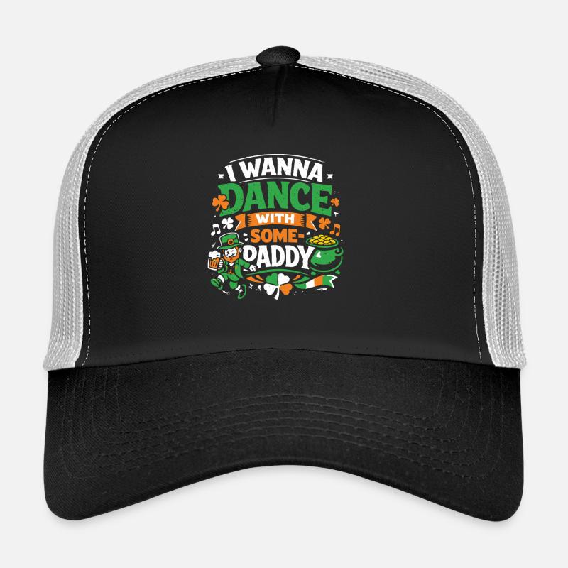 Je veux danser avec Some-Paddy | La Saint-Patrick Casquette trucker 