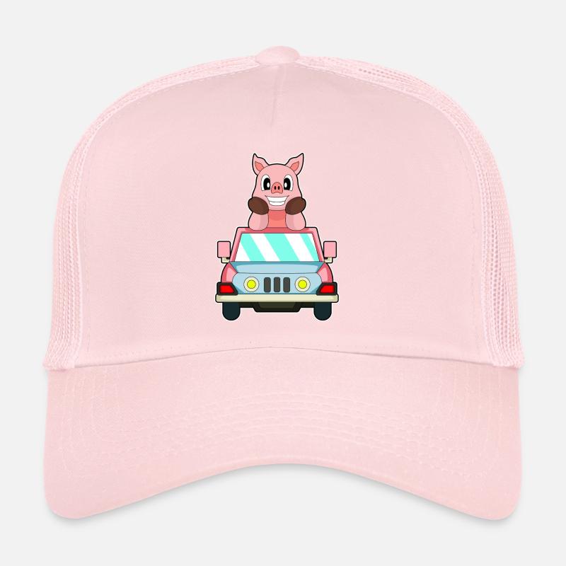 Pig Car Casquette trucker 