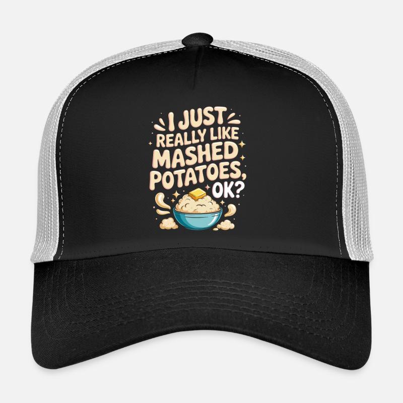 J’aime juste vraiment la purée, d’accord Casquette trucker 