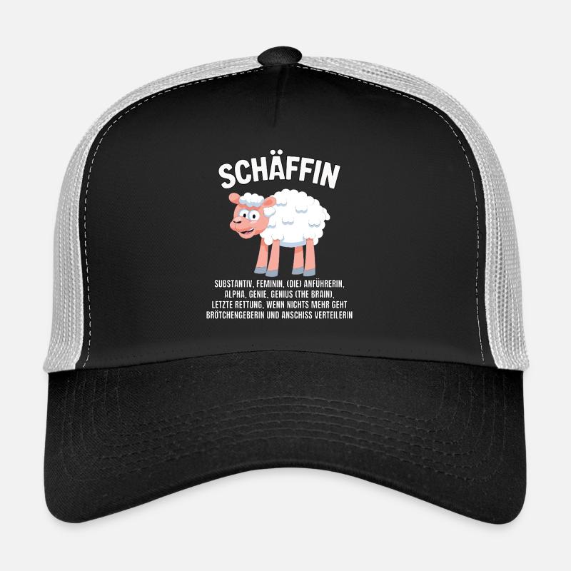 Schäffin - Alpha Schaf mit Sonnenbrille Trucker Cap