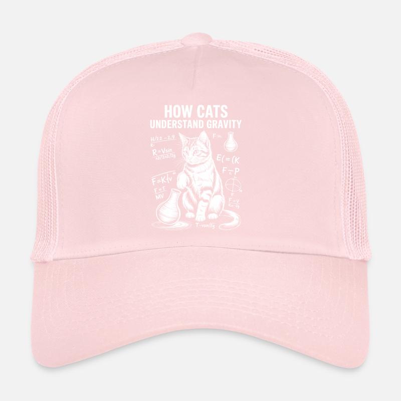 Dictions de chats de physique Blague de maths Cadeau de physique Casquette trucker 