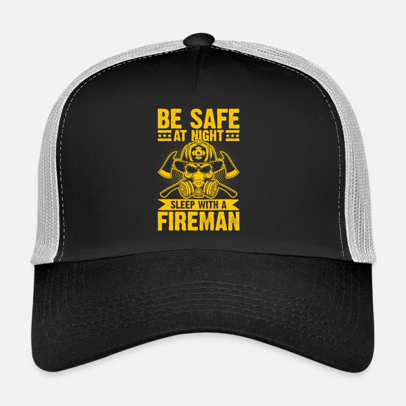 Héros de la sécurité des pompiers de nuit Casquette trucker 