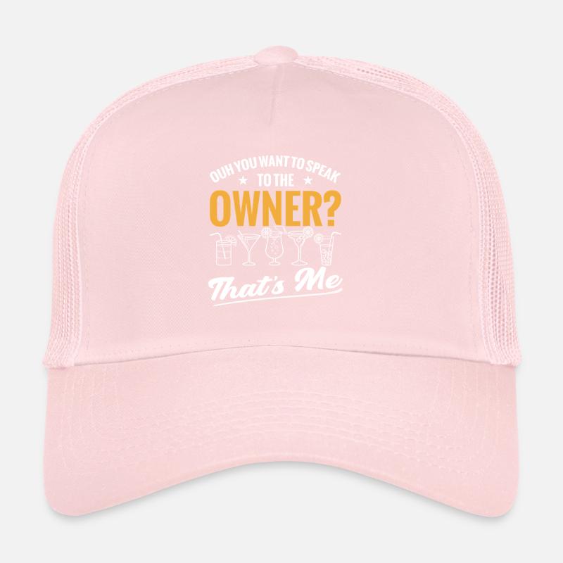  Barmaid Cocktail Mixer Pub Owner Bartendding Bar Trucker Cap