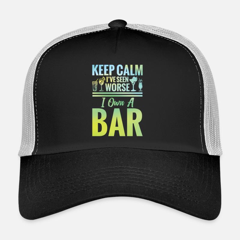 Propriétaire de bar Mixologue Passionné de bar Propriétaire de pub Casquette trucker 