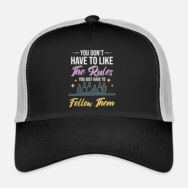 Propriétaire de pub, barman, propriétaire de bar, serveuse de cocktail Casquette trucker 