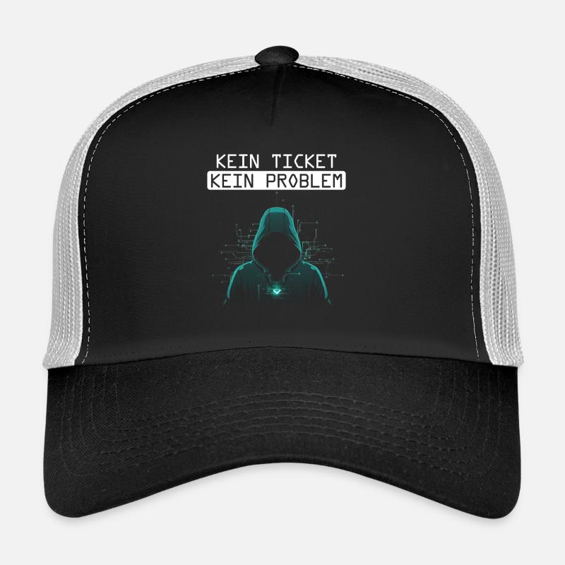 Computer Science NO TICKET NO PROBLEM FUNNY Trucker Cap
