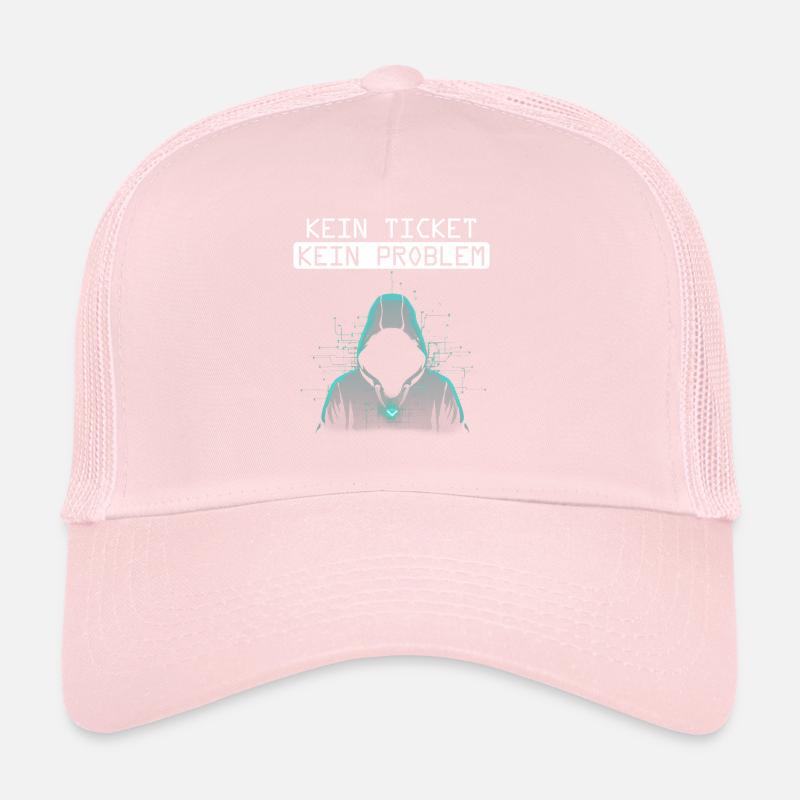 Informatique SANS TICKET PAS DE PROBLÈME DRÔLE Casquette trucker 