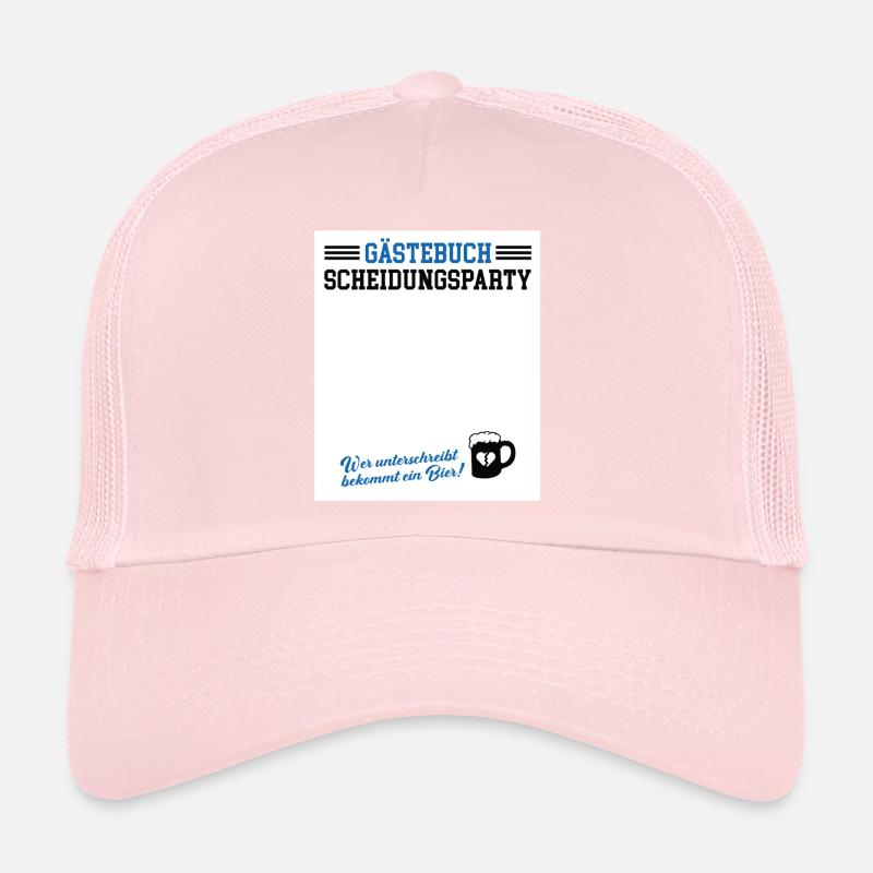 Gästebuch Scheidungsparty Geschieden Scheidung Trucker Cap