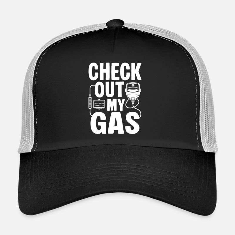 Anesthésiste : Consultez Anesthesia Casquette trucker 
