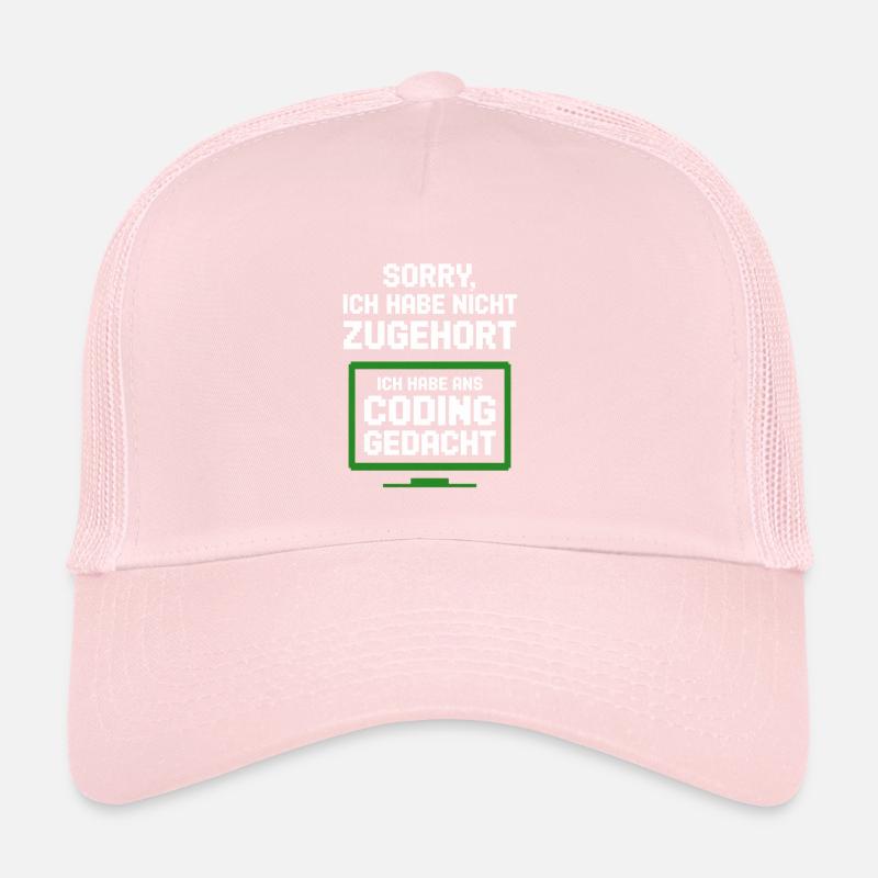 Coding Monitor Tee Trucker Cap
