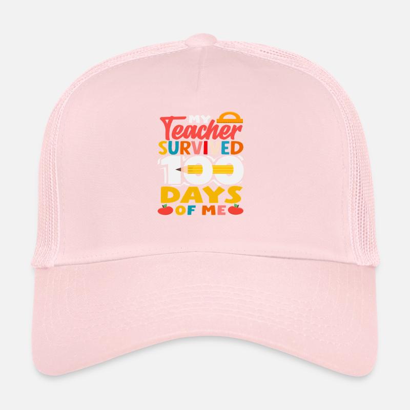 Le professeur a tenu 100 jours avec moi Casquette trucker 