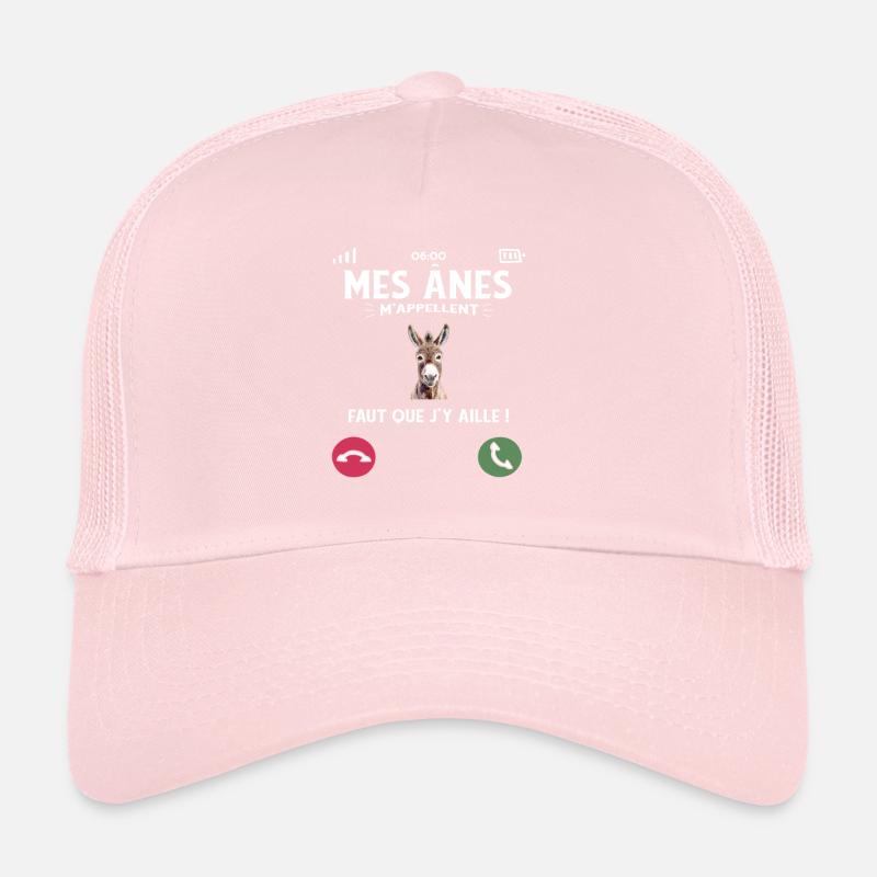 I don't have time my donkeys call me humor Trucker Cap