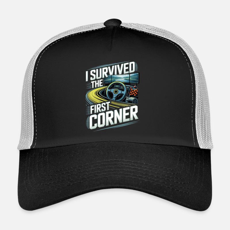 I survived the first turn Trucker Cap