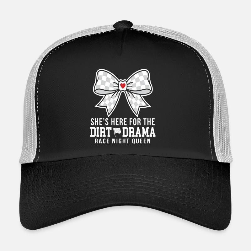 Arc de la Reine de la Nuit de la Course de Dirt Drama Casquette trucker 