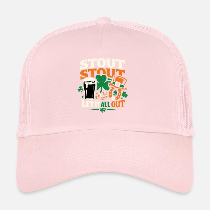 Stout, Stout, laisse tout sortir | La Saint-Patrick Casquette trucker 