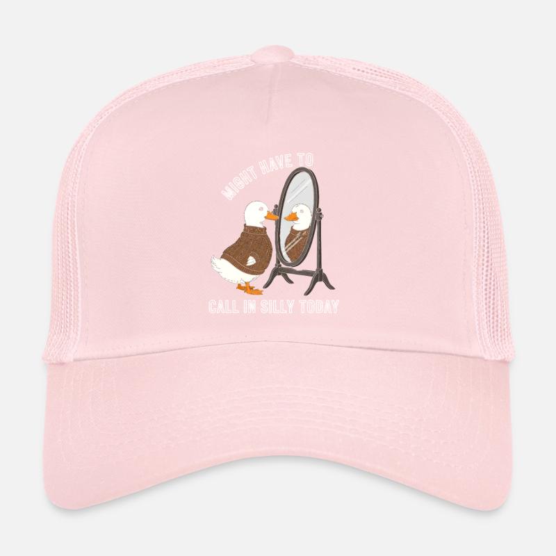 Motif du pull miroir de canard Casquette trucker 