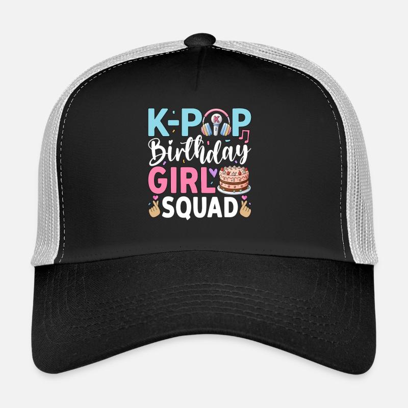 Escouade des filles d’anniversaire K-Pop Casquette trucker 